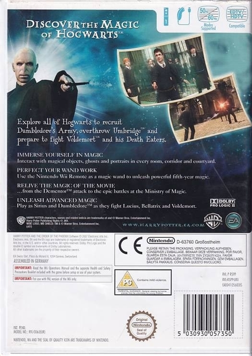 Harry Potter the Order of the Phoenix - Wii (B Grade) (Genbrug)